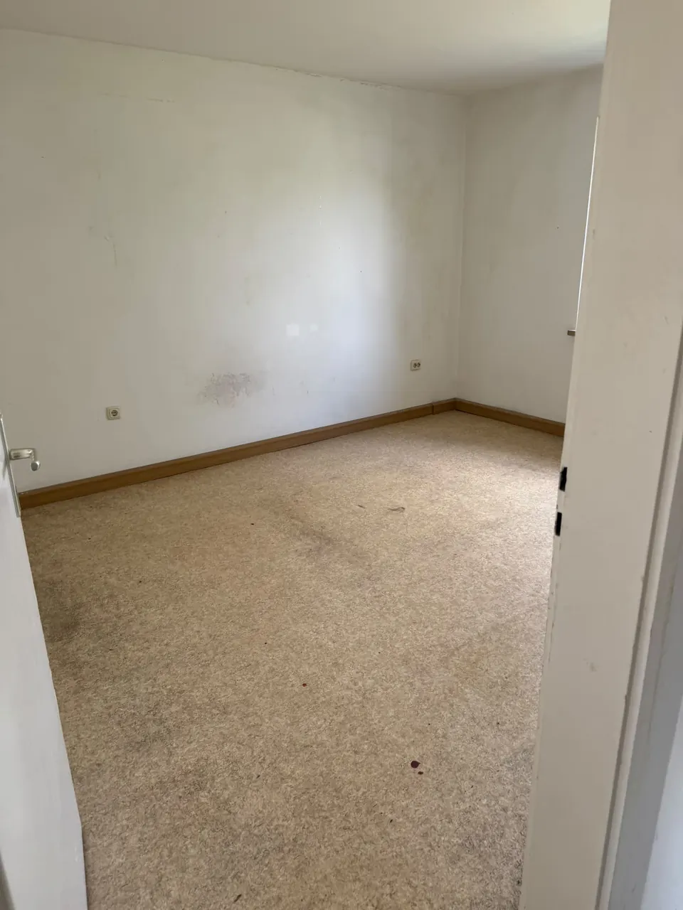 Schlafzimmer nach der Wohnungsauflösung