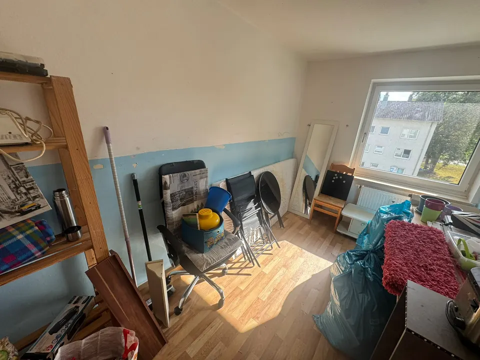 Arbeitszimmer vor der Wohnungsauflösung